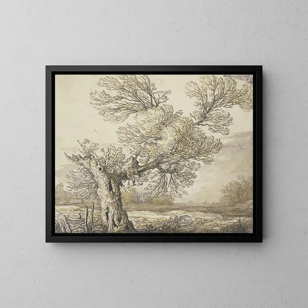 Landschaft bei Dordrecht - Aelbert Cuyp — gerahmtes Bild an der Wand