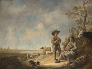 Bergers spielend Flöte - Aelbert Cuyp — Ansicht des Kunstwerks