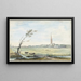 Das Dorf 's-Gravezande - Aert Schouman — gerahmtes Bild an der Wand