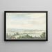 Landschaft bei Windsor - Aert Schouman — gerahmtes Bild an der Wand