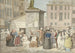 Platz mit Mönchen und Nonnen während der Revolution in Belgien am 20. Oktober 1787 - Aert Schouman — Ansicht des Kunstwerks