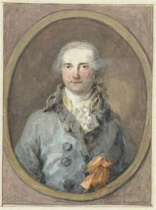 Aert Schouman - Portret van een heer in een ovaal kader.webp