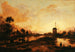 Sonnenuntergang über der Yssel - Aert van der Neer — Ansicht des Kunstwerks