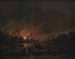 Brand in einem Dorf bei Nacht - Aert van der Neer — Ansicht des Kunstwerks