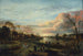 Landschaft bei Sonnenuntergang - Aert van der Neer — Ansicht des Kunstwerks