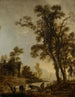 Flussufer mit Vieh - Aert van der Neer — Ansicht des Kunstwerks