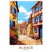 Poster Elsass Vintage