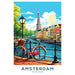 Poster Amsterdam Vintage