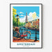 Poster Amsterdam Vintage