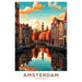 Poster Amsterdam Herbst