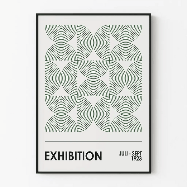 Affiche Bauhaus - Rythmes Circulaires