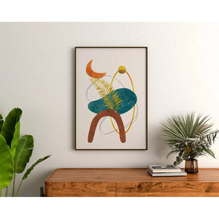 Affiche Bohème Éclipse Botanique