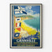 Vintage-Poster Granville – Die Chausey-Inseln und die Gezeiten