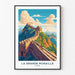 Poster Die Große Mauer von China Vintage