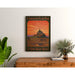 Vintage-Poster Mont-Saint-Michel – Sonnenuntergang und Kutschfahrt