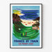 Vintage-Basque-Poster — Wandpräsentation des Kunstwerks