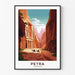 Poster Petra Jordanien Vintage