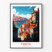Poster Porto Portugal Vintage