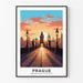 Poster Prag Vintage