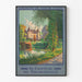 Vintage-Poster Tourlaville – Das Schloss am Wasserufer