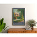 Vintage-Poster Tourlaville – Das Schloss am Wasserufer
