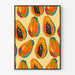 Poster Dekoration Küche - Papaya Tropisch