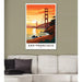 Vintage-Poster des Golden Gate von San Francisco