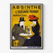 Vintage-Werbeplakat - Absinth
