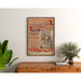 Vintage-Werbeplakat für den Simon-Mühle
