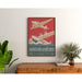 Vintage-Poster - Stadt New York Kommunale Flughäfen
