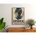 Vintage-Poster - Spidex, Die Kocherin aus Stahl von R. de Valerio
