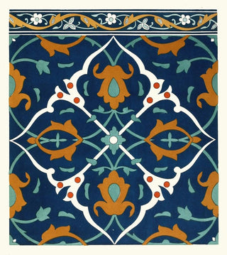 Afghan Boundary Commission - 18 plates of ornamental tiles from the Afghan Boundary Commission Pl 12.webp