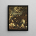 Verkündigung an die Hirten - Nach Jacopo Bassano — gerahmtes Bild an der Wand