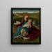 La Madone de l'Humilité - Nach Robert Campin — gerahmtes Bild an der Wand