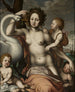 Léda und der Schwan - Nach Vincent Sellaer — Ansicht des Kunstwerks