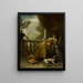 Sur le balcon - Agapit Stevens — gerahmtes Bild an der Wand