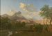 Klassisches Landschaftsgemälde mit Aquädukt und Burg - Agathon du Petitbois — Ansicht des Kunstwerks