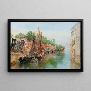 Agnes Brjesson - Scene from a Venetian Canal Sketch.webp
