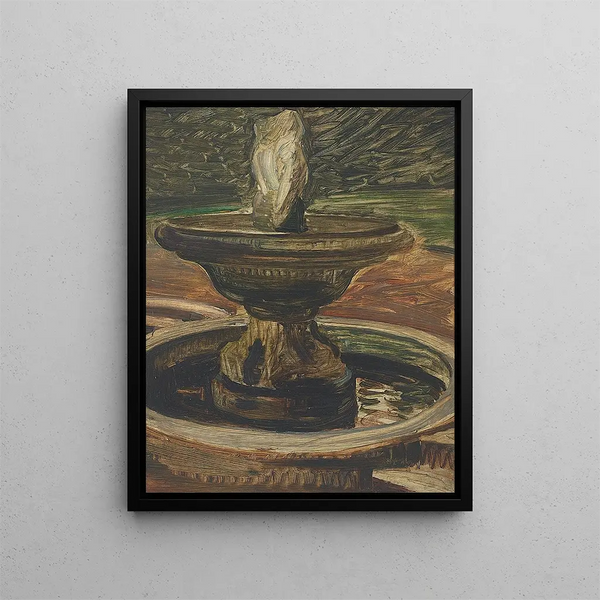 Fontaine - Agnes Slott-Møller — gerahmtes Bild an der Wand