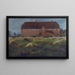 Das Herrenhaus Kaas in Salling, 1895 - Agnes Slott-Møller — gerahmtes Bild an der Wand