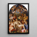 La Descente de Croix - Agnolo Bronzino — gerahmtes Bild an der Wand