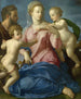 La Sainte Famille avec l'enfant saint Jean-Baptiste - Agnolo Bronzino — Ansicht des Kunstwerks