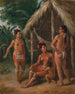 Eine karibische Familie aus den Leeward-Inseln vor einer Hütte - Agostino Brunias — Ansicht des Kunstwerks