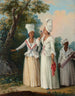 Die Brautjungfern der Dominique - Agostino Brunias — Ansicht des Kunstwerks