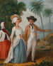 Pflanzer und seine Frau mit einem Diener - Agostino Brunias — Ansicht des Kunstwerks