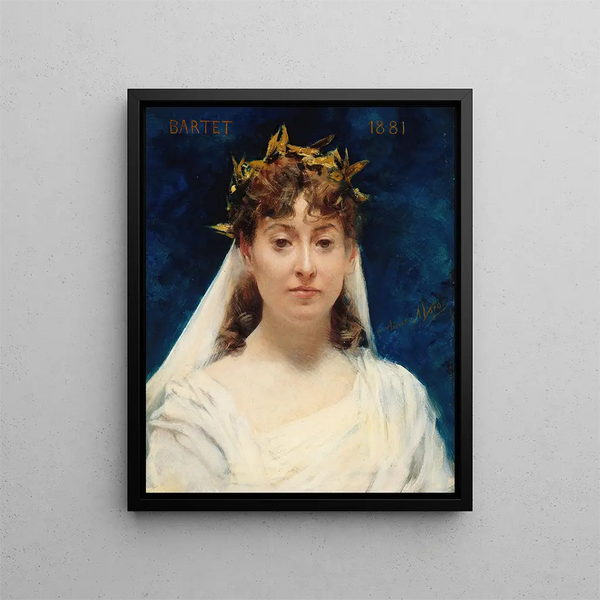 Julia Bartet 1854-1941 Mitglied der Comédie Française - Aimé Morot — gerahmtes Bild an der Wand