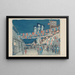 Rue du théâtre Dotombori - Akamatsu Rinsaku — gerahmtes Bild an der Wand