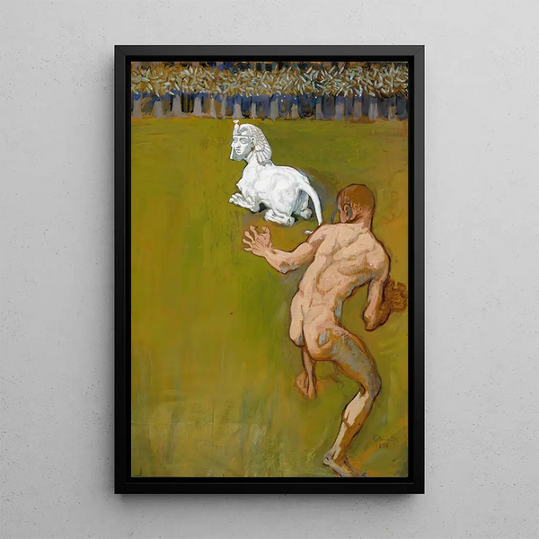 Conceptio Artis - Akseli Gallen-Kallela — gerahmtes Bild an der Wand