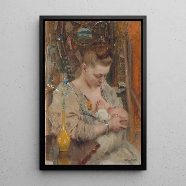 Reproduktion des Gemäldes Madone - Akseli Gallen-Kallela