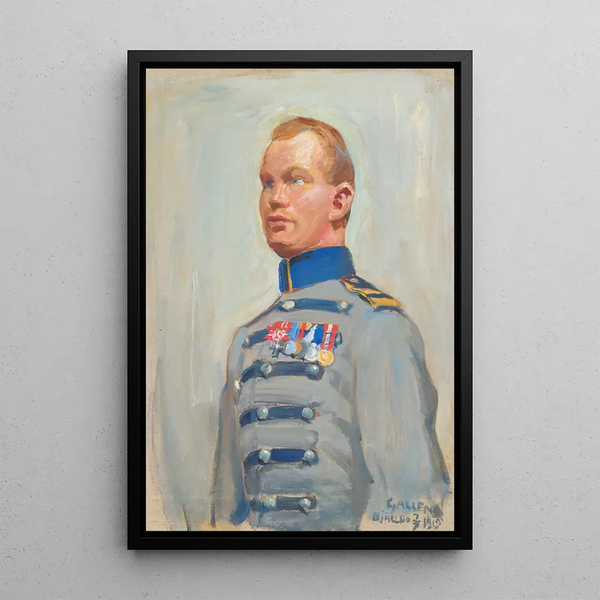 Reproduktion des Gemäldes L'ordonnance du régent Mannerheim, Gustaf Hagenau - Akseli Gallen-Kallela